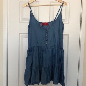 Akira Chicago Denim Tunic/ CoverUp Dress